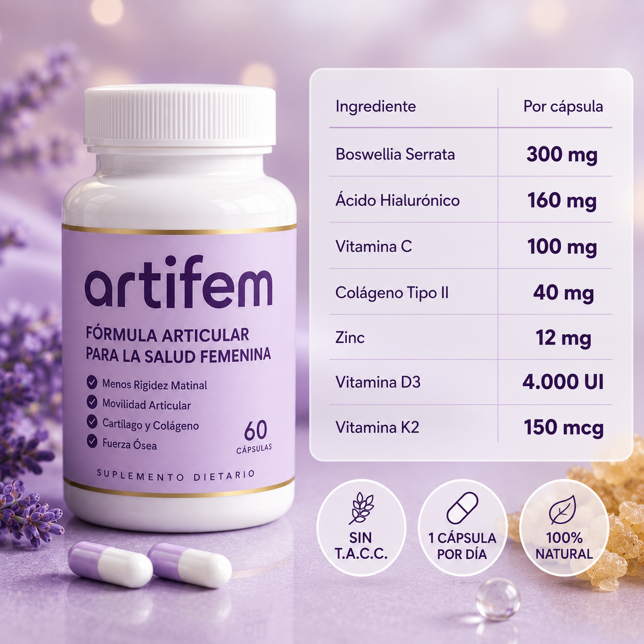 ARTIFEM® — Volvé a moverte sin dolor